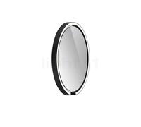 Occhio Mito Sfera 40, espejo iluminado LED, cabeza negro mate/espejo claro - 2.700-4.000 K - Occhio Air
