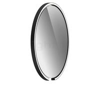 Occhio Mito Sfera 60, espejo iluminado LED, cabezal negro mate/espejo gris tintado - 2.700-4.000 K - Occhio Air