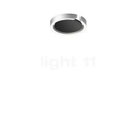 Occhio Mito Soffitto 20 Up Narrow, lámpara de techo/pared LED, cabeza plateado mate/cubierta negro mate - 2.700-4.000 K - Occhio Air