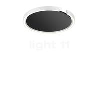Occhio Mito Soffitto 40 Up Narrow, lámpara de techo/pared LED, cabezal blanco mate/cubierta negro mate - 2.700-4.000 K - DALI