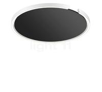 Occhio Mito Soffitto 60 Up Wide, lámpara de techo/pared LED, cabezal blanco mate/cubierta negro mate - 2.700-4.000 K - Occhio Air