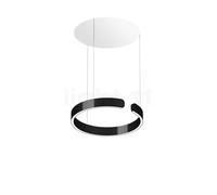 Occhio Mito Sospeso 40 Variabel Up Table, lámpara de suspensión LED, cabeza black phantom/florón blanco mate - 2.700-4.000 K - Occhio Air