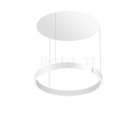 Occhio Mito Sospeso 60 Fix Up Table, lámpara de suspensión LED, cabeza blanco mate/florón blanco mate