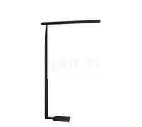 Occhio Mito Terra Fix, lámpara de pie LED, cabeza negra mate/cuerpo negro mate - 190 cm