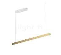 Occhio Mito Volo 100 Fix Up Table, lámpara de suspensión LED, cabeza bronce/florón blanco mate - 2.700-4.000 K