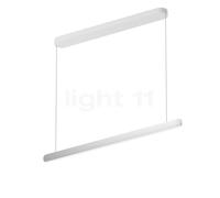 Occhio Mito Volo 100 Var Up Room, lámpara de suspensión LED, cabeza plateado mate/florón blanco mate - 2.700-4.000 K
