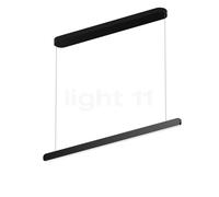 Occhio Mito Volo 100 Var Up Table, lámpara de suspensión LED, cabeza black phantom/florón negro mate - 2.700-4.000 K - Occhio Air
