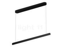 Occhio Mito Volo 100 Var Up Table, lámpara de suspensión LED, cabeza negra mate/florón negro mate - 2.700-4.000 K