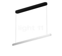 Occhio Mito Volo 100 Var Up Table, lámpara de suspensión LED, cabeza plateado mate/florón negro mate - 2.700-4.000 K