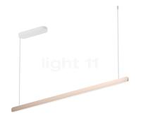 Occhio Mito Volo 140 Fix Up Table, lámpara de suspensión LED, cabezal dorado mate/florón blanco mate - 2.700-4.000 K