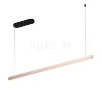 Occhio Mito Volo 140 Fix Up Table, lámpara de suspensión LED, cabezal dorado mate/florón negro mate - 2.700-4.000 K