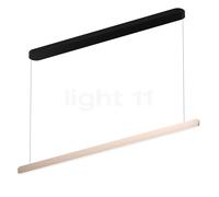Occhio Mito Volo 140 Var Up Table, lámpara de suspensión LED, cabeza dorado mate/florón negro mate - 2.700-4.000 K - Occhio Air