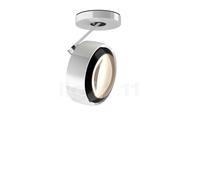 Occhio Più Alto 3d Volt S40, foco LED, cabeza blanco brillo/florón blanco brillo/cubierta negro - 2.700 K
