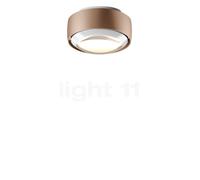 Occhio Più Alto V Volt S30, lámpara de techo LED, cabeza dorado mate/florón blanco mate/cubierta blanco - 2.700 K