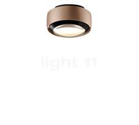 Occhio Più Alto V Volt S80, lámpara de techo LED, cabeza dorado mate/florón negro mate/cubierta negro - 3.000 K