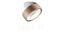 Occhio Più Alto Volt C80, lámpara de techo LED, cabeza dorado mate/florón blanco mate/cubierta blanco - 3.000 K