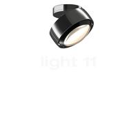 Occhio Più Alto Volt S60, lámpara de techo LED, cabeza cromo brillo/florón cromo brillo/cubierta negro - 3.000 K
