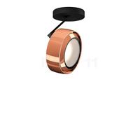 Occhio Più R Alto 3d Volt B, foco LED, cabeza oro rosa/florón negro mate/cubierta oro rosa - 2.700 K