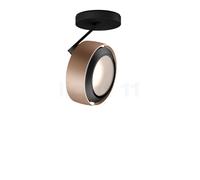 Occhio Più R Alto 3d Volt S80, foco LED, cabeza dorado mate/florón negro mate/cubierta negro mate - 3.000 K