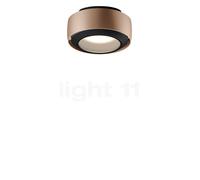 Occhio Più R Alto V Volt S100, lámpara de techo LED, cabeza dorado mate/florón negro mate/cubierta negro mate - 3.000 K