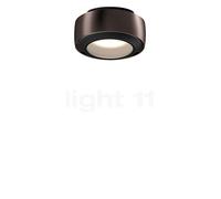 Occhio Più R Alto V Volt S60, lámpara de techo LED, cabeza phantom/florón negro mate/cubierta negro mate - 3.000 K