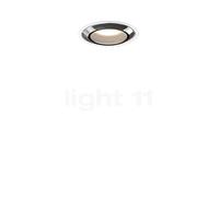 Occhio Più R Piano V Edge Volt S30, foco empotrable LED, cabeza cromo brillo/cubierta blanco mate - 3.000 K