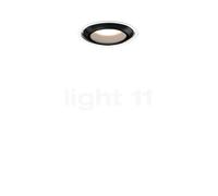 Occhio Più R Piano V Edge Volt S60, foco empotrable LED, cabeza black phantom/cubierta blanco mate - 3.000 K