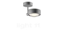 Occhio Sento Faro 10 Up E, lámpara de techo LED, cabeza cromo mate/cuerpo cromo mate/florón cromo mate - 3.000 K