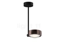 Occhio Sento Faro 30 Up E, lámpara de techo LED, cabeza phantom/cuerpo negro mate/florón negro mate - 3.000 K