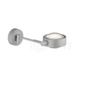 Occhio Sento Letto 20 Up D, lámpara de pared LED izquierda, cabezal cromo mate/cuerpo cromo mate/soporte cromo mate - 3.000 K