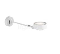 Occhio Sento Letto 30 Up E, lámpara de pared LED izquierda, cabezal blanco mate/cuerpo blanco mate/soporte blanco mate - 2.700 K - Occhio Air