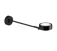 Occhio Sento Letto 40 Up D, lámpara de pared LED izquierda, cabeza black phantom/cuerpo negro mate/soporte negro mate - 3.000 K - Occhio Air