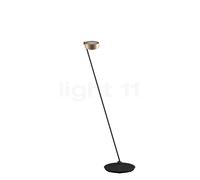 Occhio Sento Lettura 125 E, lámpara de pie LED derecha, cabeza dorado mate/cuerpo negro mate - 2.700 K
