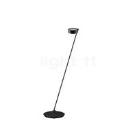 Occhio Sento Lettura 125 E, lámpara de pie LED izquierda, cabeza black phantom/cuerpo negro mate - 2.700 K - Occhio Air