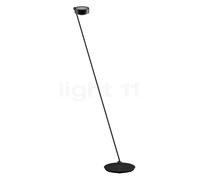 Occhio Sento Lettura 160 E, lámpara de pie LED derecha, cabeza black phantom/cuerpo negro mate - 2.700 K - Occhio Air