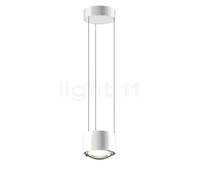 Occhio Sento Sospeso Fix Up E, lámpara de suspensión LED, cabeza blanco brillo/florón blanco brillo - 2.700 K