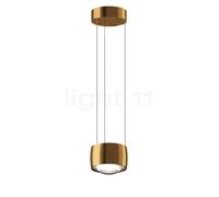 Occhio Sento Sospeso Fix Up E, lámpara de suspensión LED, cabeza bronce/florón bronce - 2.700 K