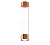 Occhio Sento Sospeso Var Up E, lámpara de suspensión LED, oro rosa - 3.000 K