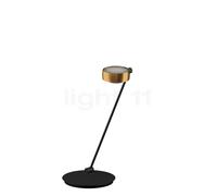 Occhio Sento Tavolo 60 E, lámpara de sobremesa LED izquierda, cabeza bronce/cuerpo negro mate - 2.700 K