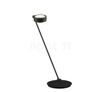 Occhio Sento Tavolo 80 D, lámpara de sobremesa LED derecha, cabeza negra mate/cuerpo negro mate - 3.000 K