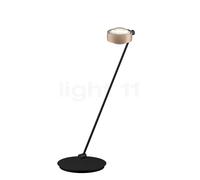 Occhio Sento Tavolo 80 D, lámpara de sobremesa LED izquierda, cabeza dorado mate/cuerpo negro mate - 2.700 K