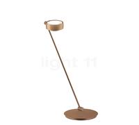 Occhio Sento Tavolo 80 E, lámpara de sobremesa LED derecha, cabeza sabbia intenso/cuerpo sabbia intenso - 2.700 K - Occhio Air