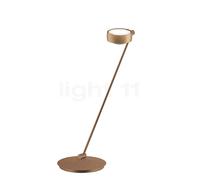 Occhio Sento Tavolo 80 E, lámpara de sobremesa LED izquierda, cabeza sabbia intenso/cuerpo sabbia intenso - 2.700 K - Occhio Air