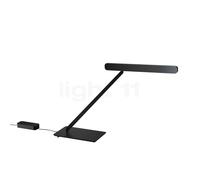 Occhio Taglio Tavolo Fix, lámpara de sobremesa LED, cabeza black phantom/cuerpo negro mate - Occhio Air