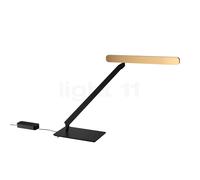 Occhio Taglio Tavolo, lámpara de sobremesa LED, cabeza bronce/cuerpo negro mate