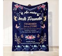 OCCOUMR Manta De Regalos para Novia, Mejor Amiga, Manta De Franela, Regalos Esponjosos para Mejores Amigas, Regalo De Cumpleaños para Mis Mejores Amigas Hermanas, 130x150cm