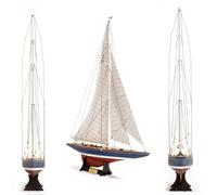 OcCre Endeavour J-Class Yacht Modelo De Barco De Madera Kit 1:75