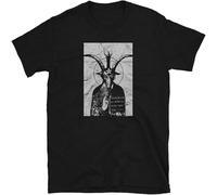 Occult Baphomet Gothic Grunge Satan Devil Lucifer 666 T Shirt Graphic Unisex tee Black S