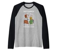 Occult Witchcraft Just Possessed - Figura de Bruja gótica Camiseta Manga Raglan