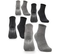 Occulto calcetines antideslizantes para hombre 2-4 pares (modelo: Andi) 4 Pares | negro,gris 39-42